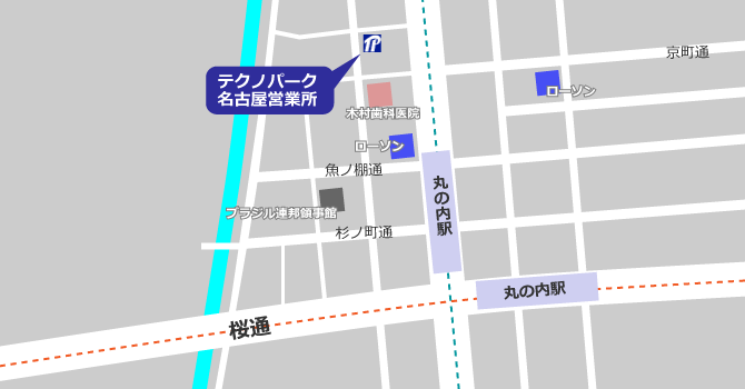 名古屋営業所地図