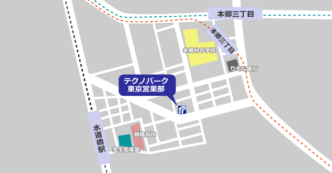 東京営業部マップ
